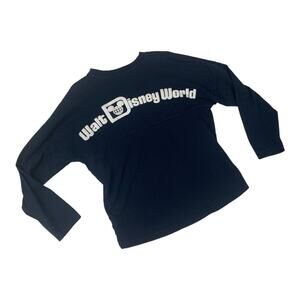 Disney parks kids xl spirit jersey navy blue white girls boys long sleeve
